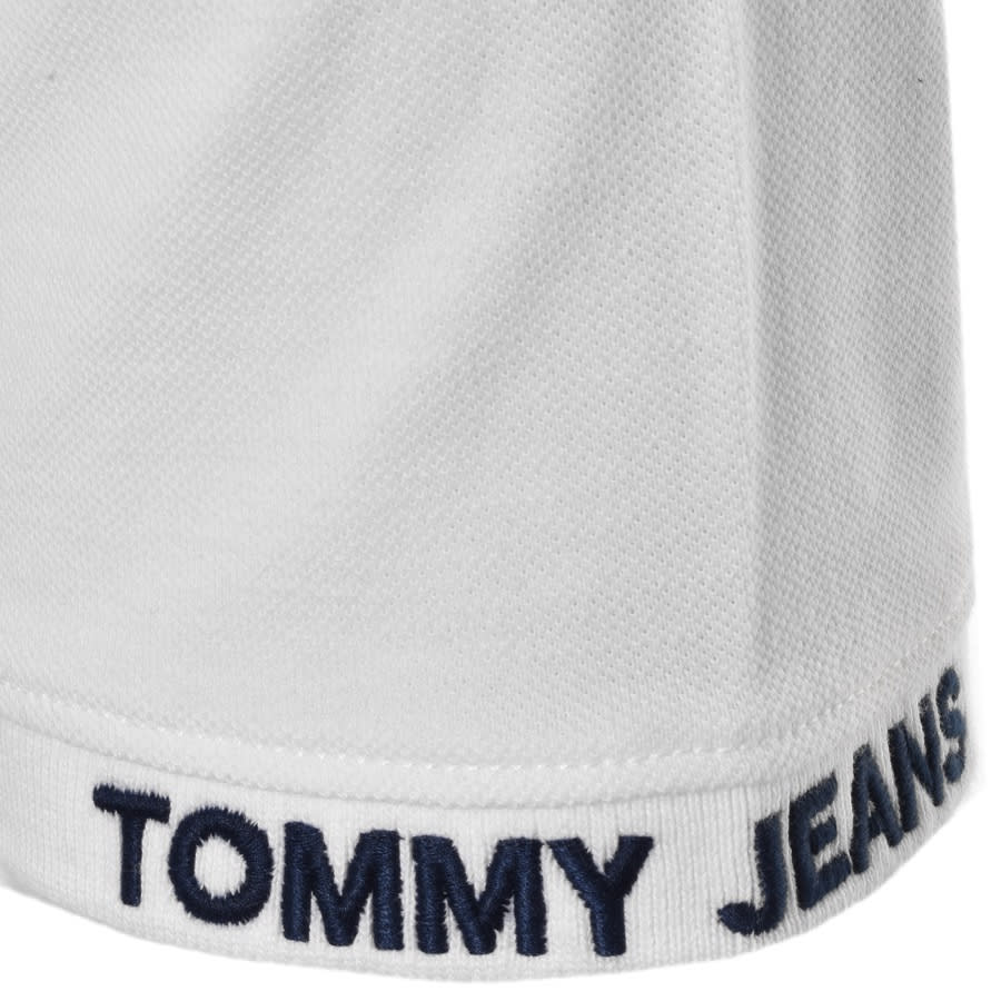 Alternative Image for ProductTommy Jeans Logo Short Sleeve Polo T Shirt White3